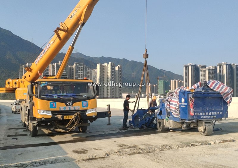 華川路面拋丸機